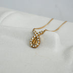 Christian Dior Vintage Necklace with Rhinestones