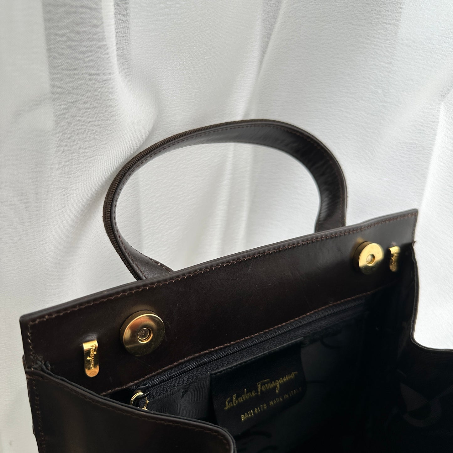 Salvatore Ferragamo Vara Bow Top Handle Bag