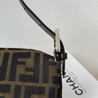 Fendi Zucca Baguette Shoulder Bag