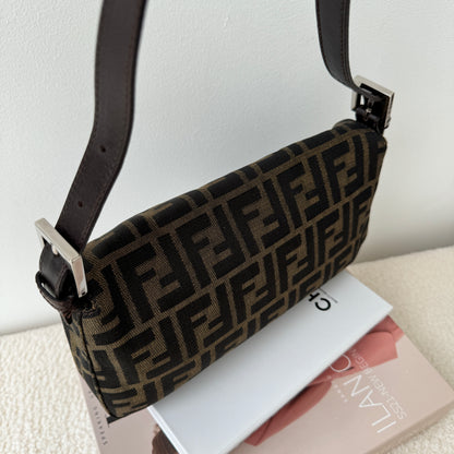 Fendi Zucca Baguette Shoulder Bag