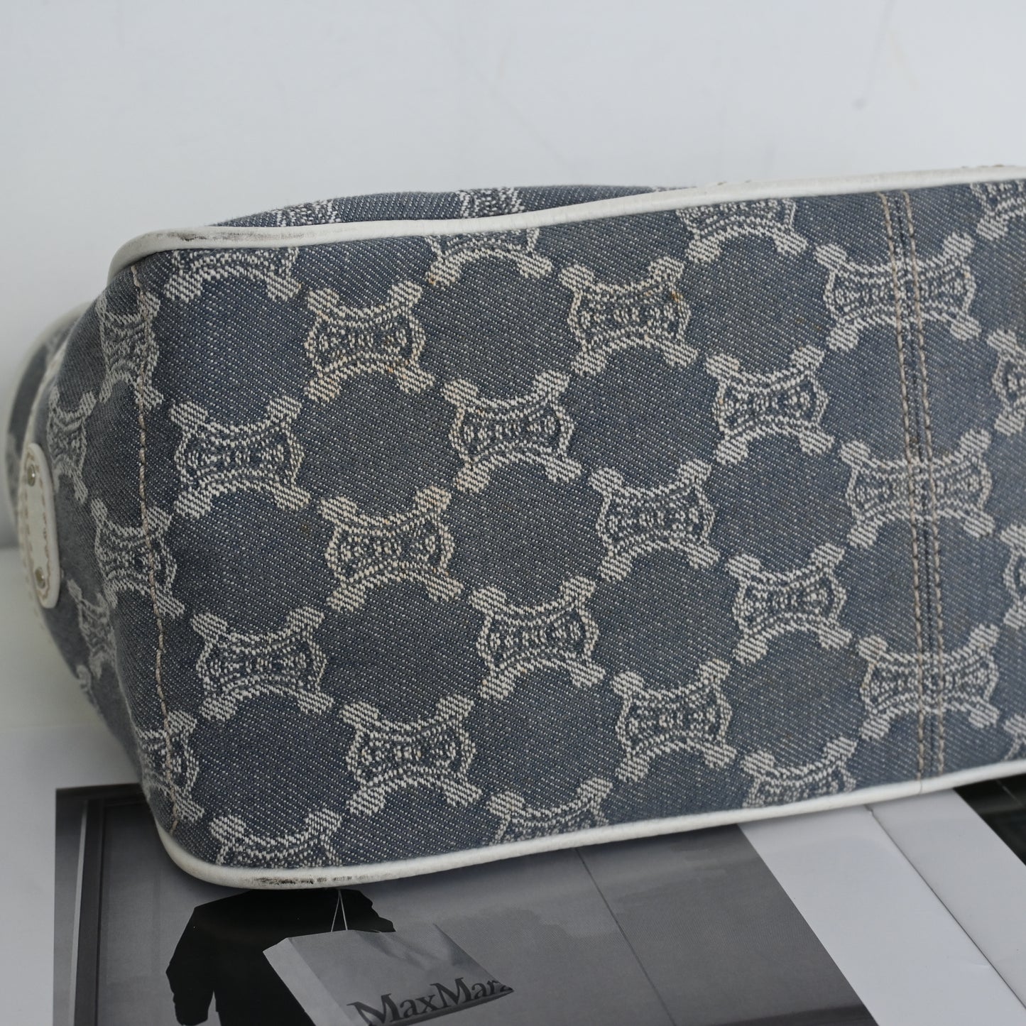 Celine Macadam Denim Boogie Tote