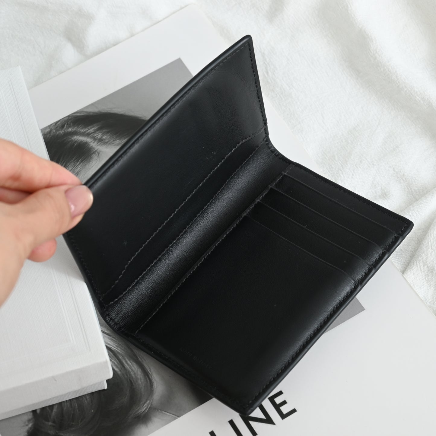 Celine Vertical Cardholder with Triomphe Embossed