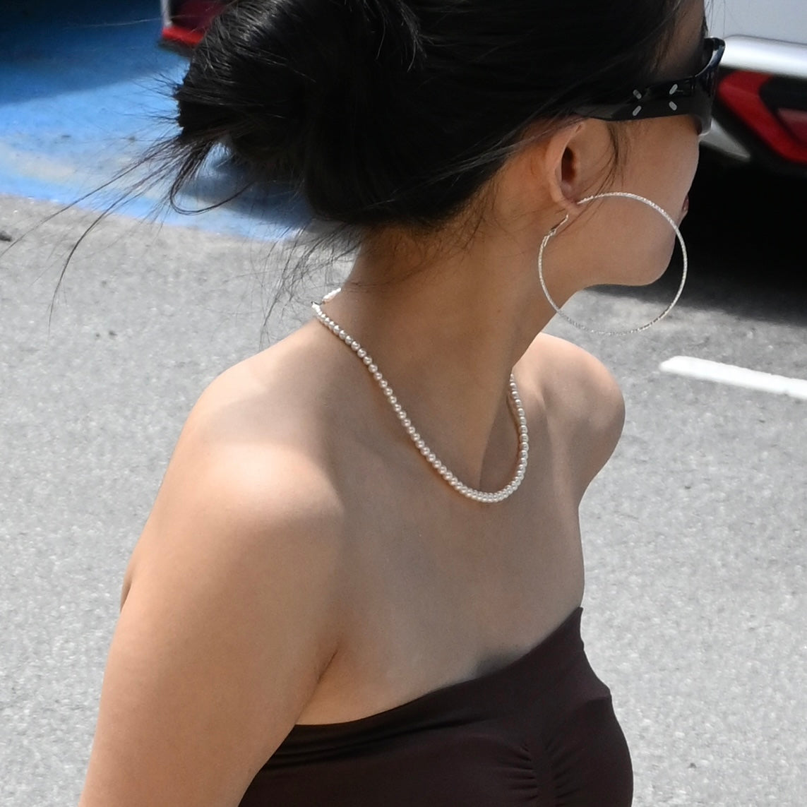 Tasaki Akoya Pearl Necklace 18K YG