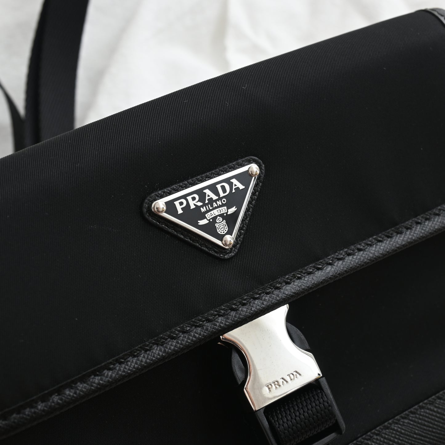 Prada Re-Nylon & Saffiano Leather Smartphone Case