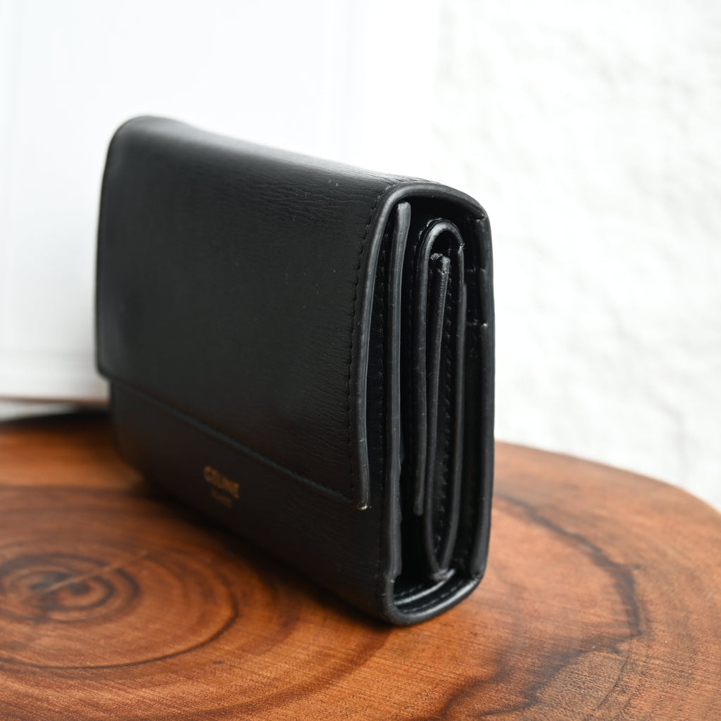 Celine Small Tri-Fold Compact Wallet - Leluxe Vintage Sdn. Bhd.