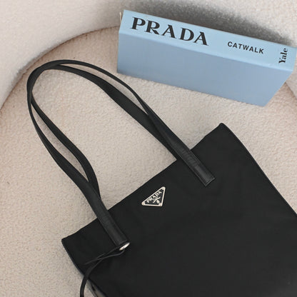 Prada Nylon Tote Black