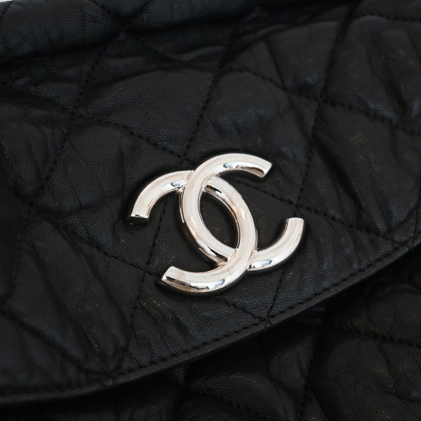 Chanel Chain Around Aged Calfksin Hobo SHW