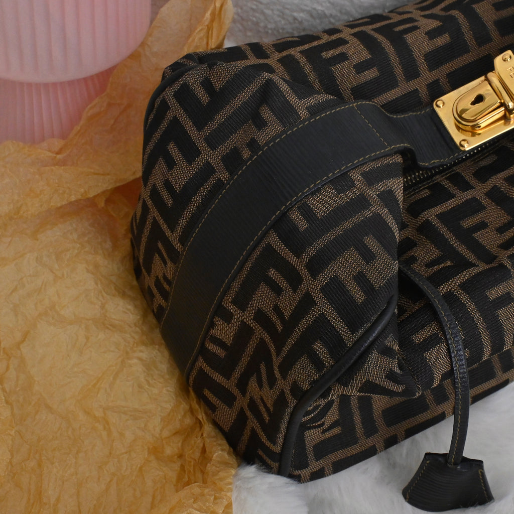 Fendi Zucca Monogram Lunchbox - Leluxe Vintage Sdn. Bhd.