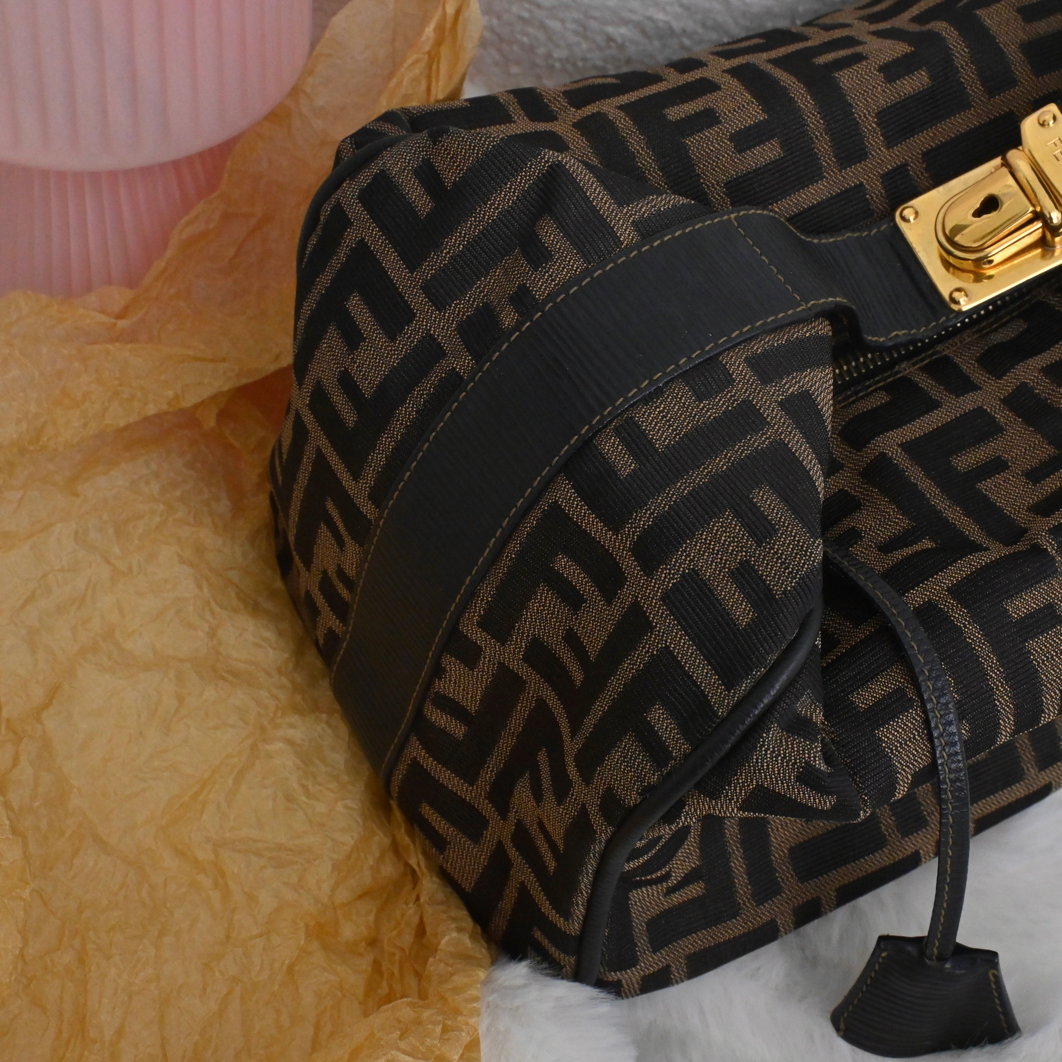 Fendi Zucca Monogram Lunchbox - Leluxe Vintage Sdn. Bhd.