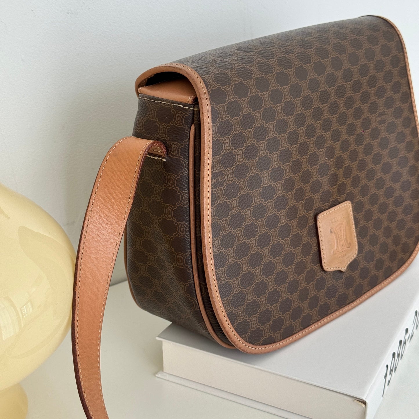 Celine Macadam Flap Crossbody Bag