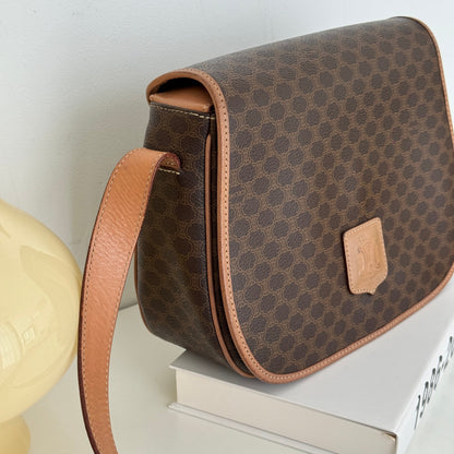 Celine Macadam Flap Crossbody Bag