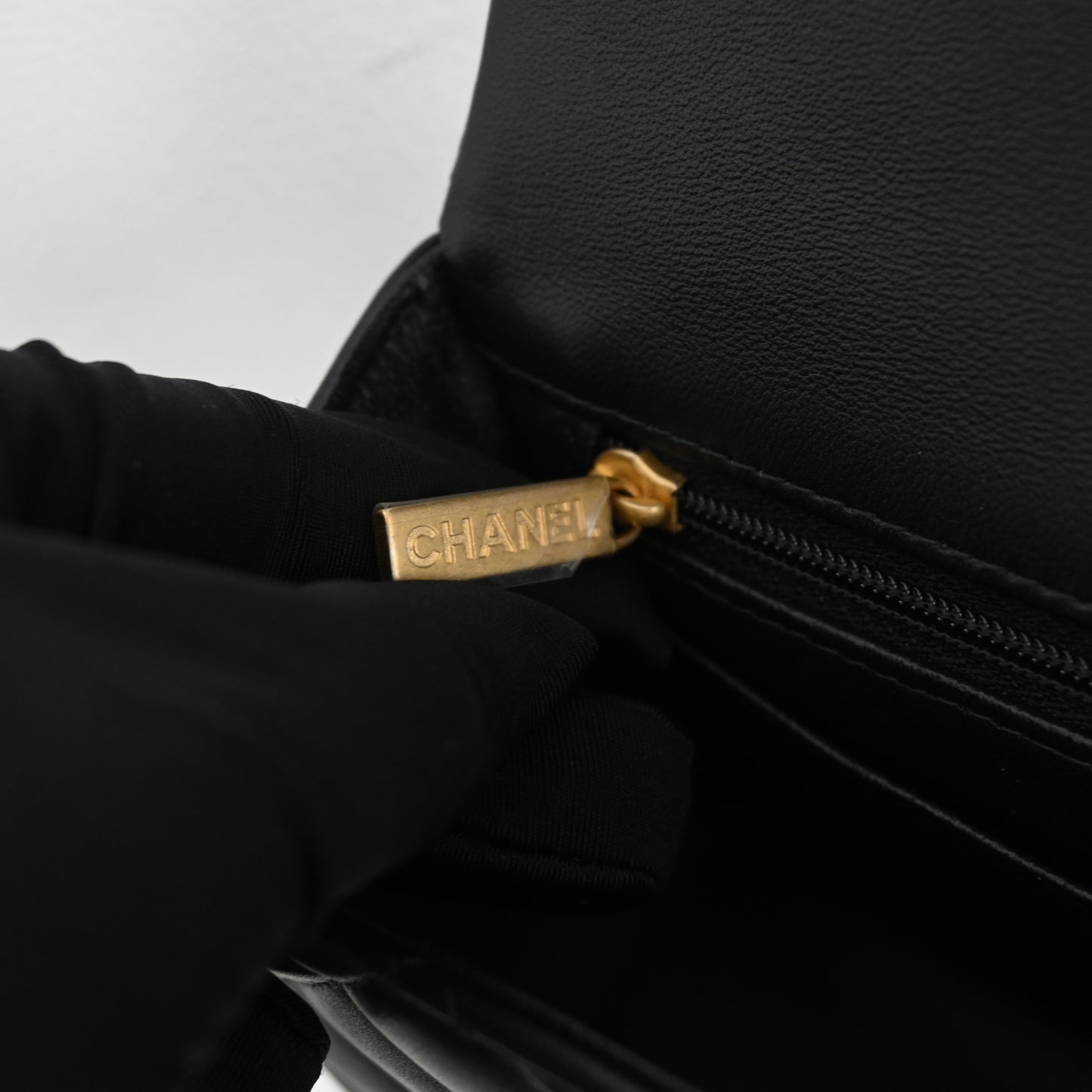 Chanel Mini Flap Top Handle Lambskin