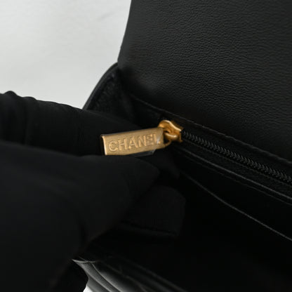 Chanel Mini Flap Top Handle Lambskin