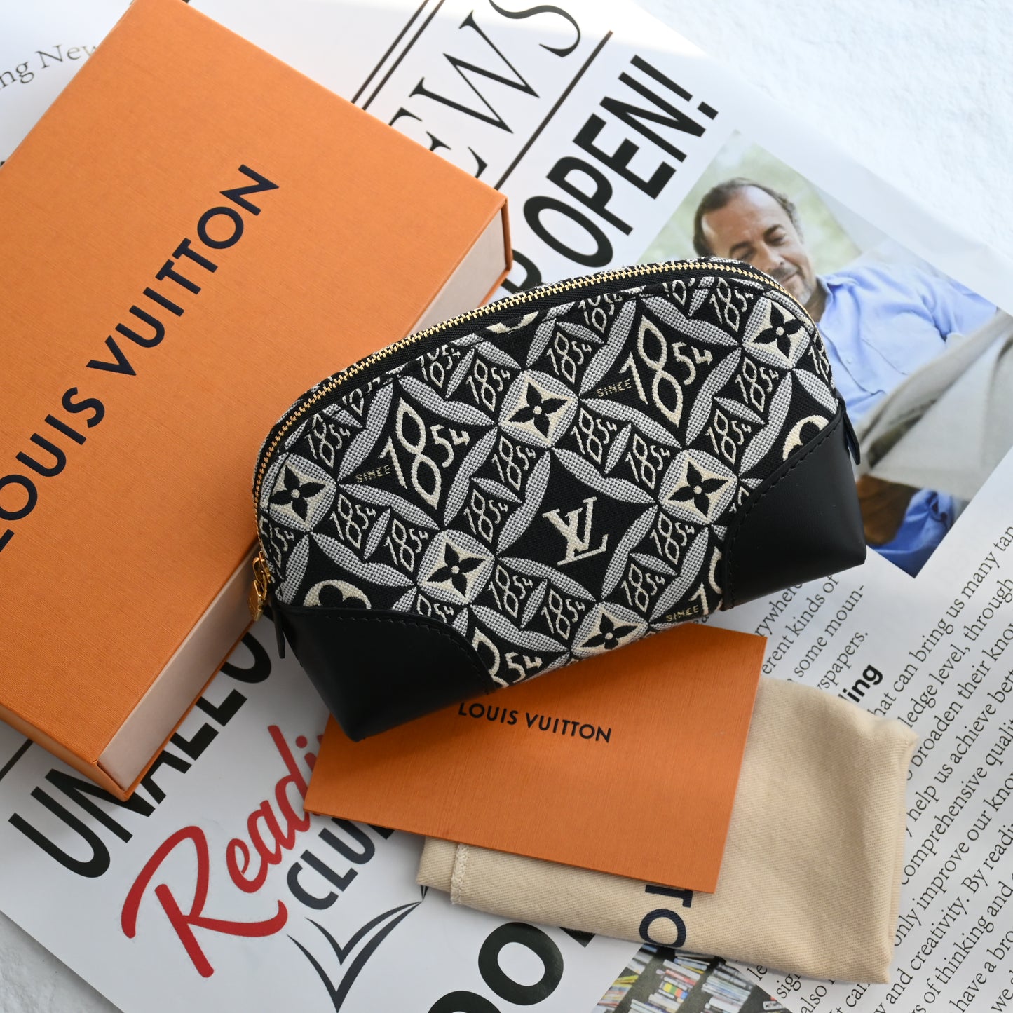 Louis Vuitton Jacquard Since 1854 Cosmetic Pouch