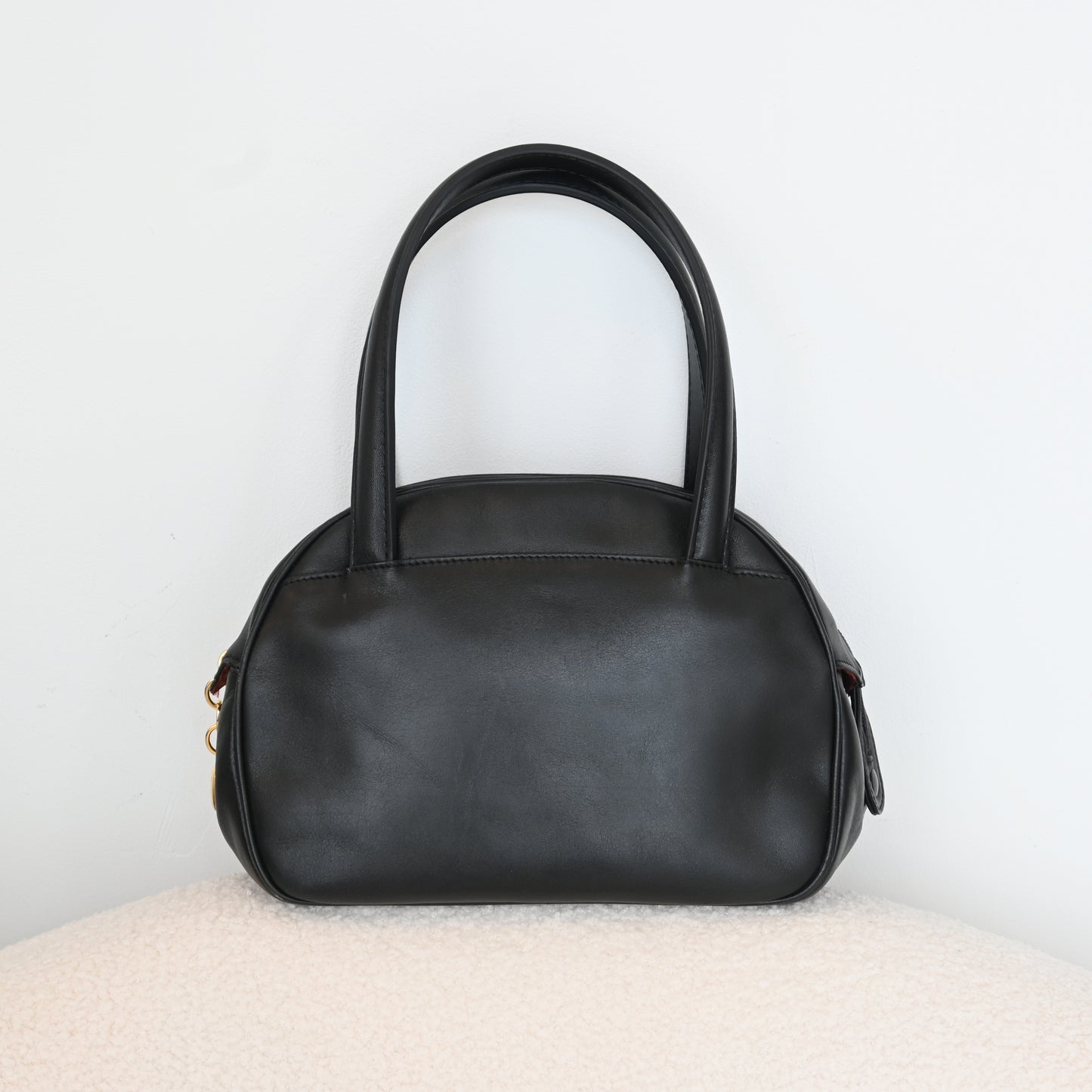 Christian Dior Bowling Bag with Dior Charm