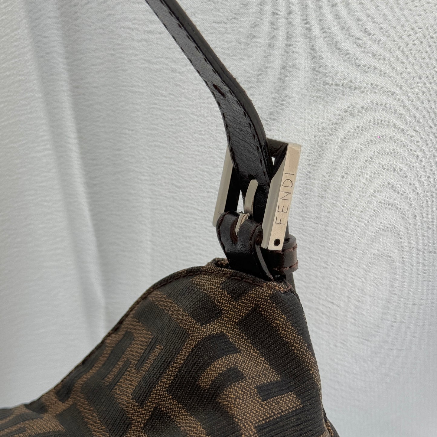 Fendi Zucca Shoulder Bag Double Flap