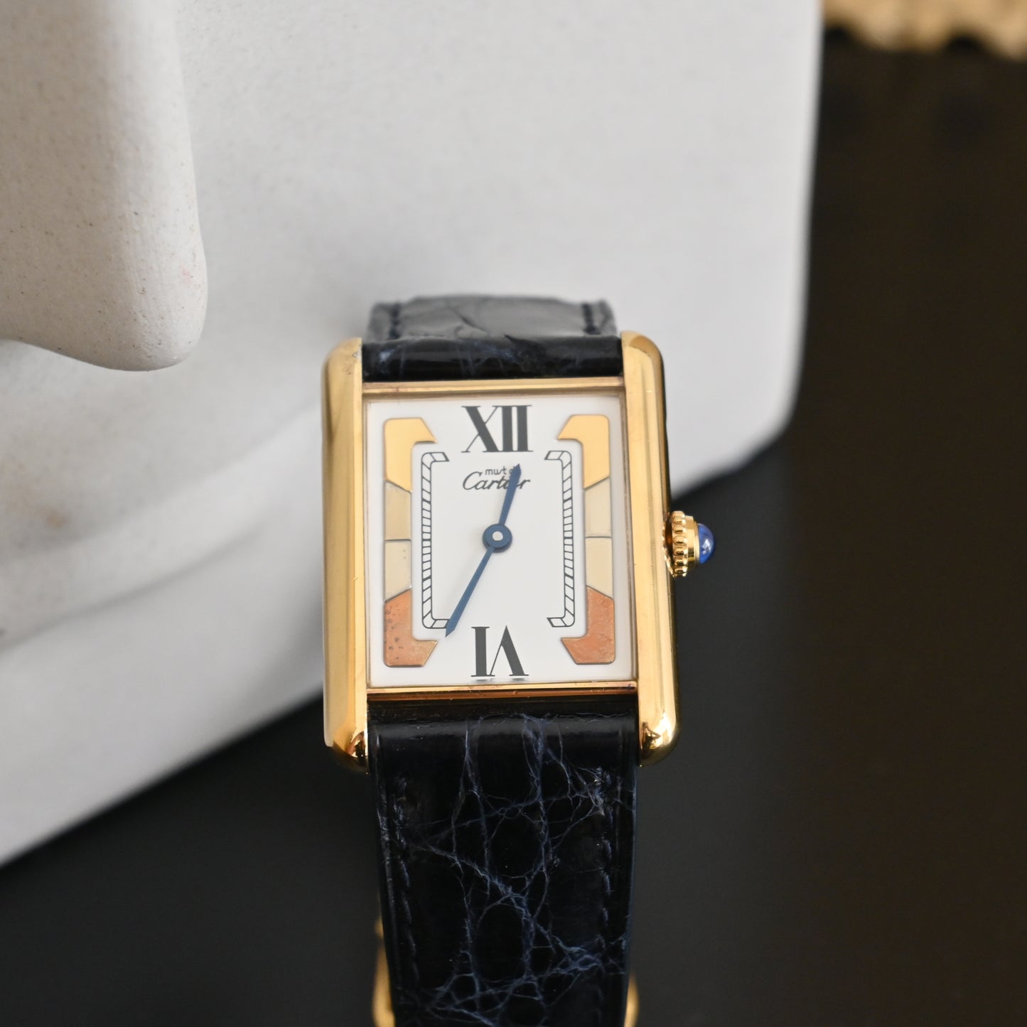 Must de Cartier Tank Vermeil Trinity