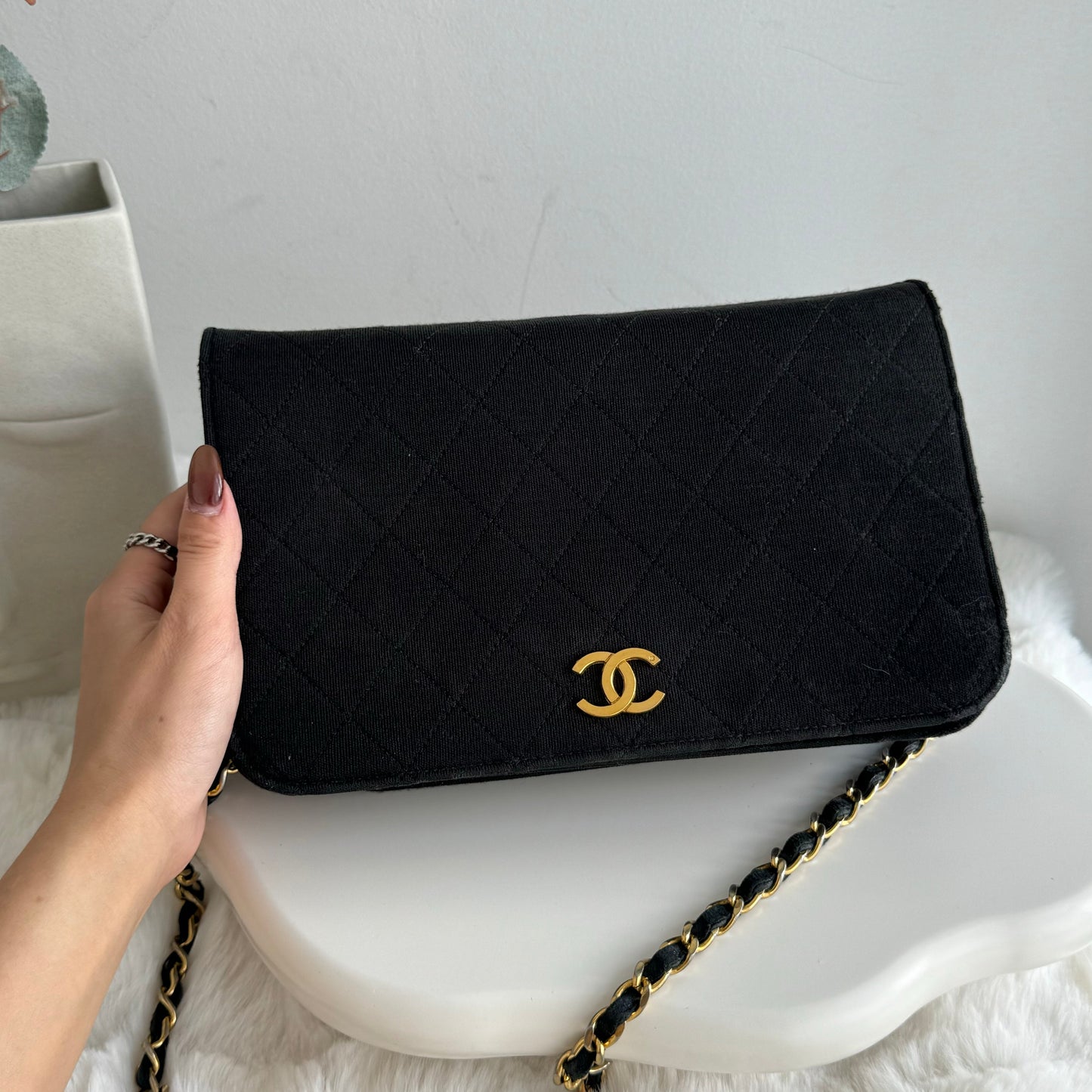 Chanel WOC in Jersey Quilted