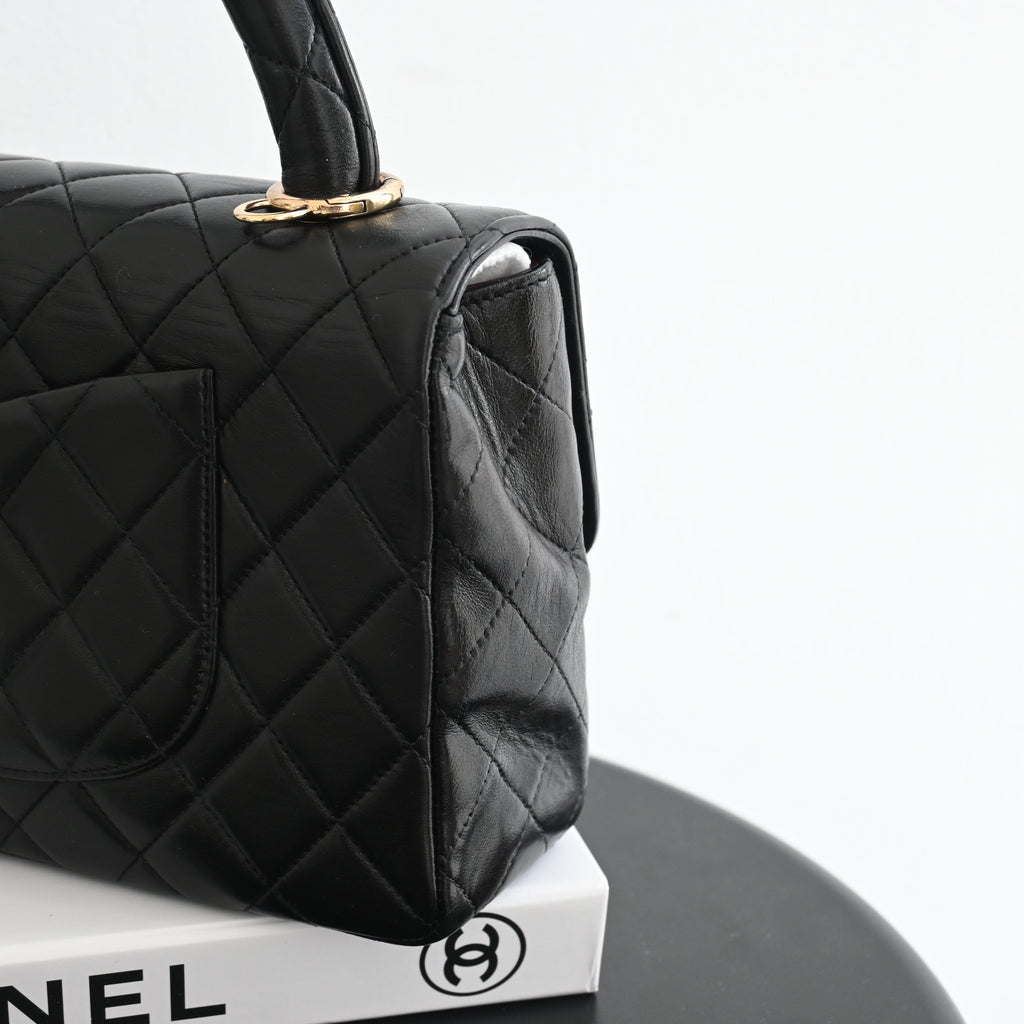 Chanel Top Handle Kelly Parent Flap Bag - Leluxe Vintage Sdn. Bhd.
