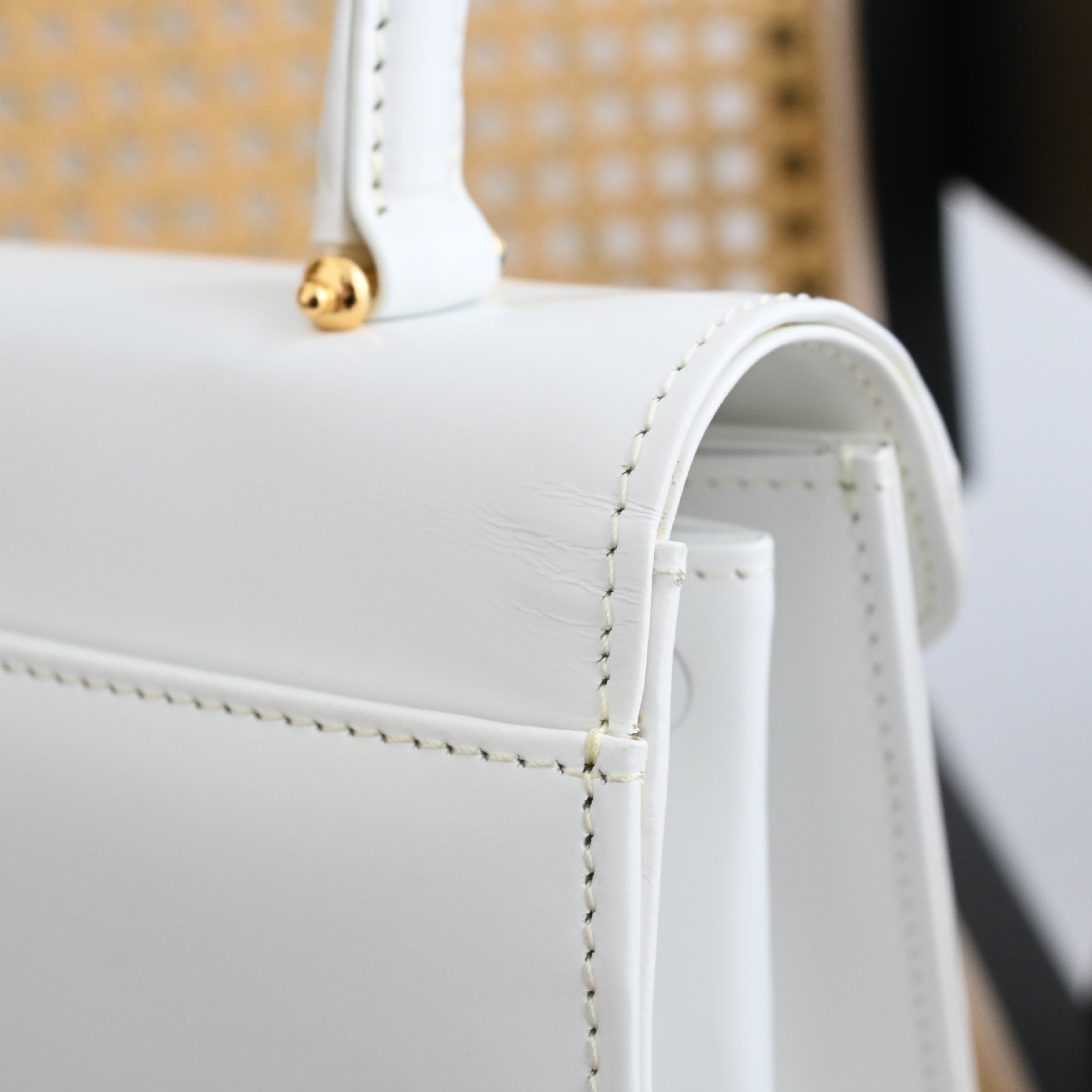 Givenchy Kelly White Calfskin