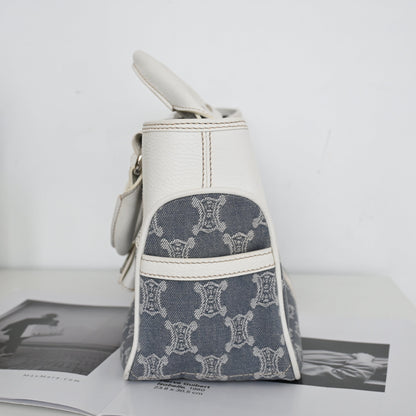 Celine Macadam Denim Boogie Tote