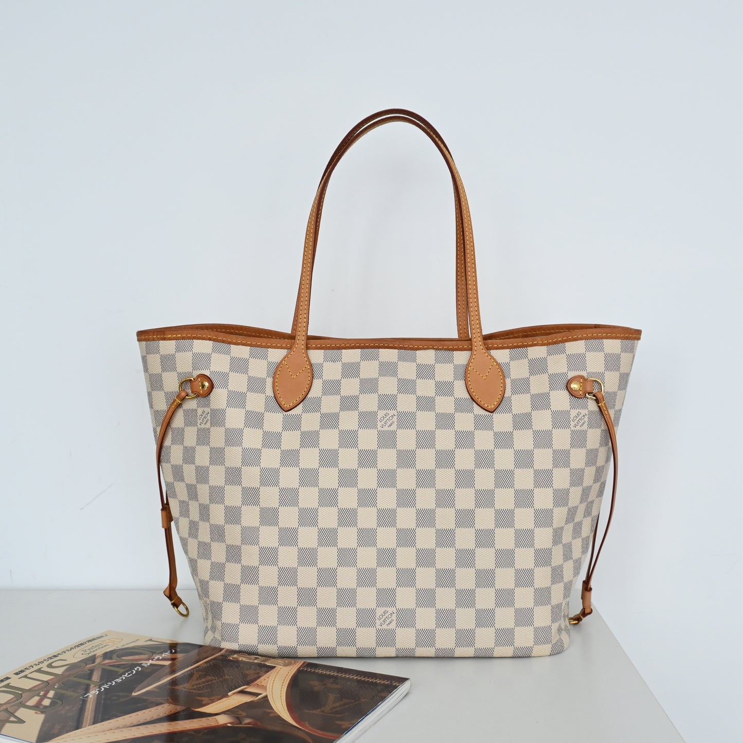 Louis Vuitton Neverfull MM Damier Azur with NFC