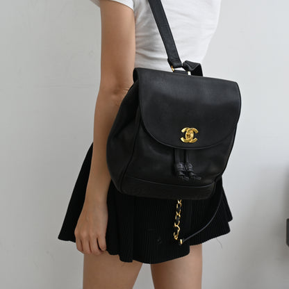 Chanel Caviar Triple CC Backpack Small