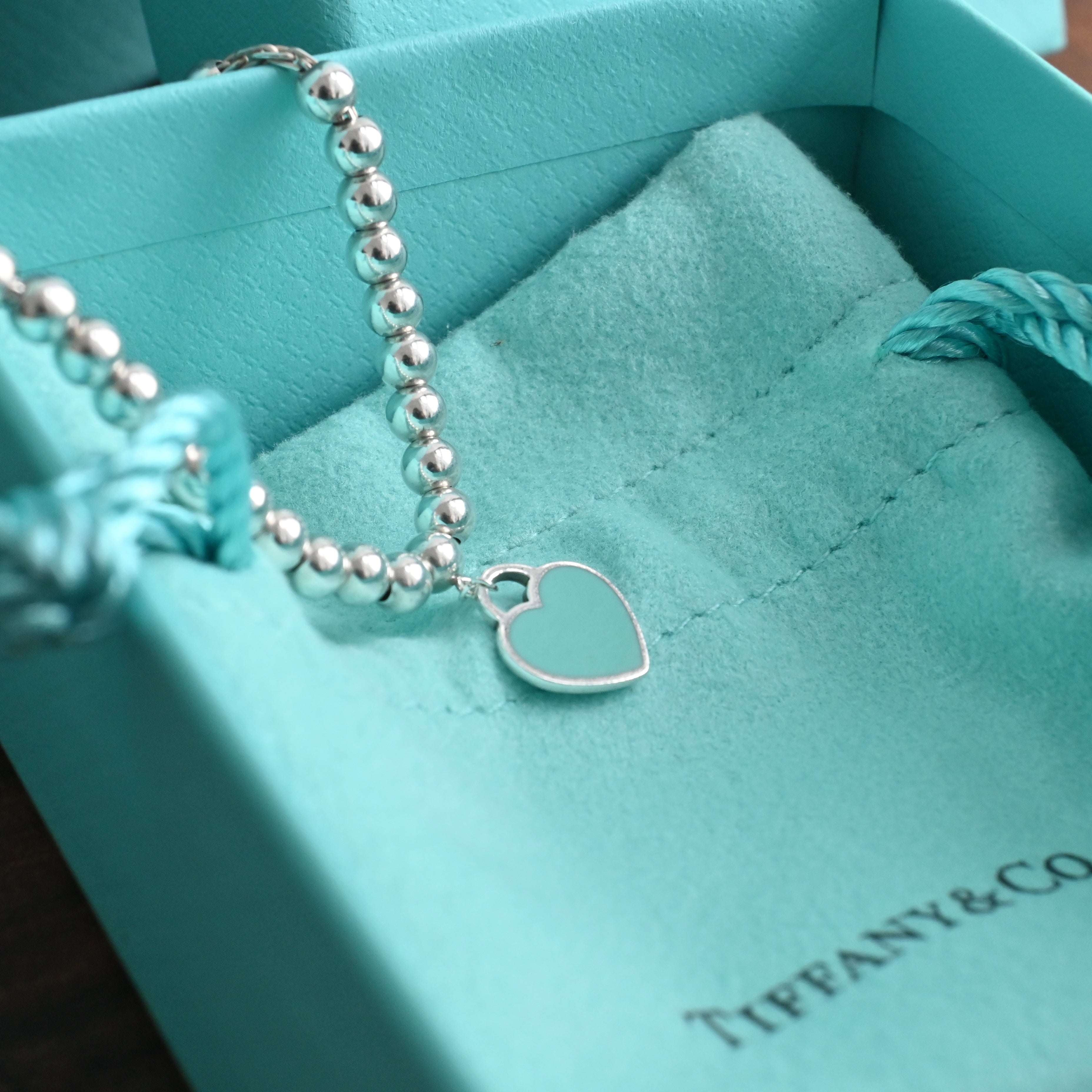 Tiffany & Co Return To Tiffany 925 Silver Mini Bead Bracelet