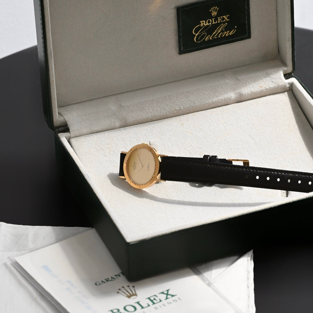 Rolex Cellini 4081 18K Yellow Gold - Leluxe Vintage Sdn. Bhd.