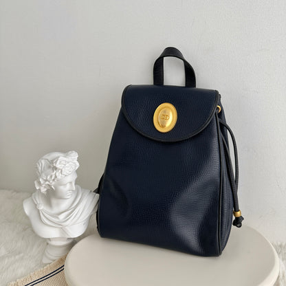 Vintage Dior Backpack in Navy