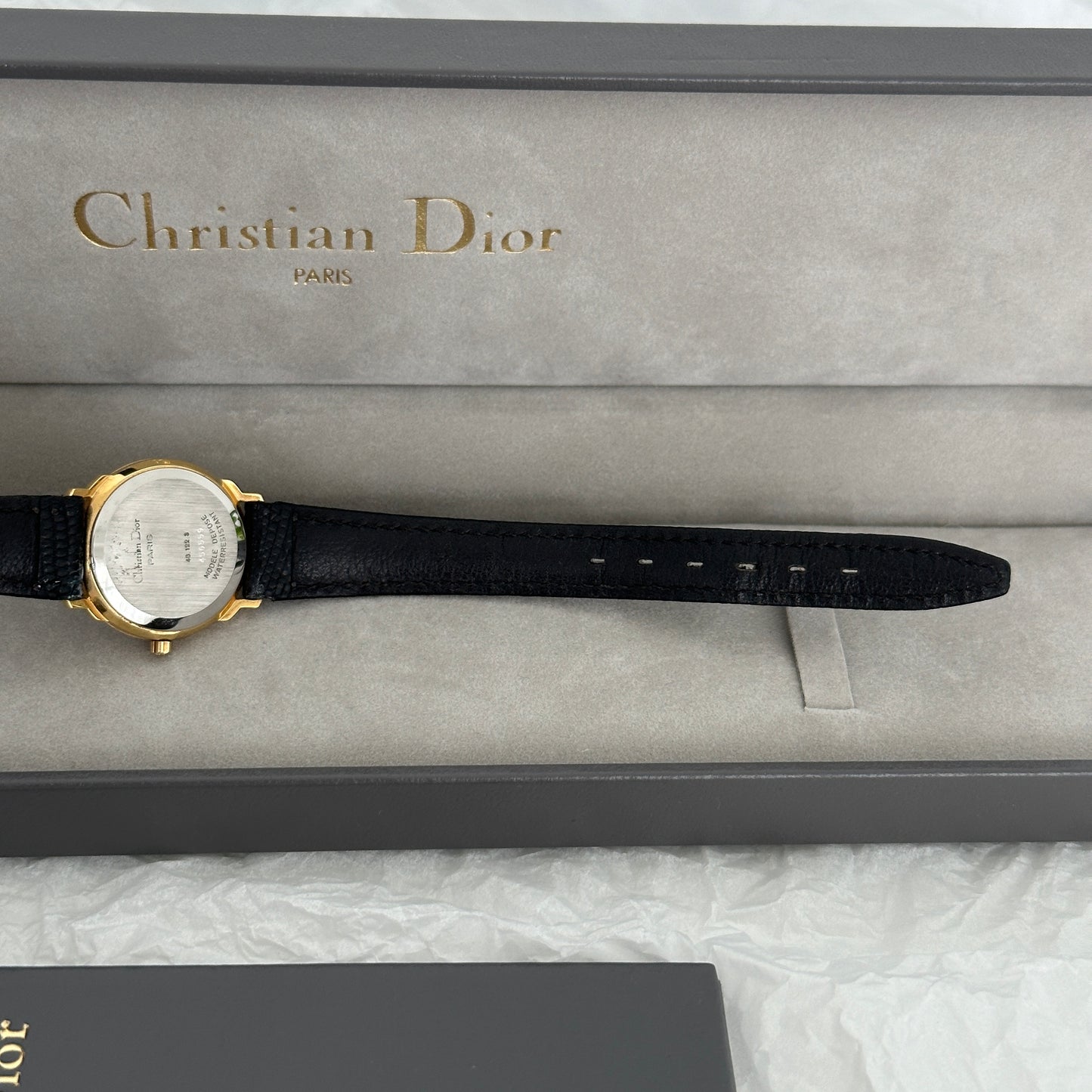 Dior Gold-toned Round Case Vintage Watch