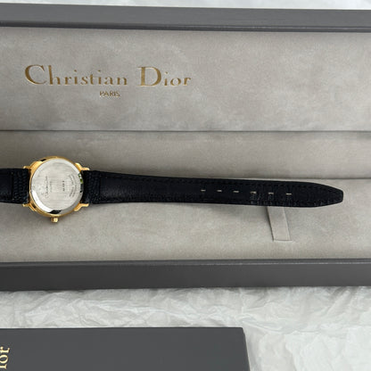 Dior Gold-toned Round Case Vintage Watch