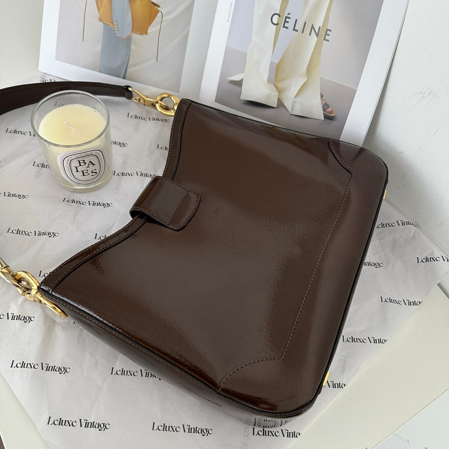 Celine Gancini Shoulder Bag