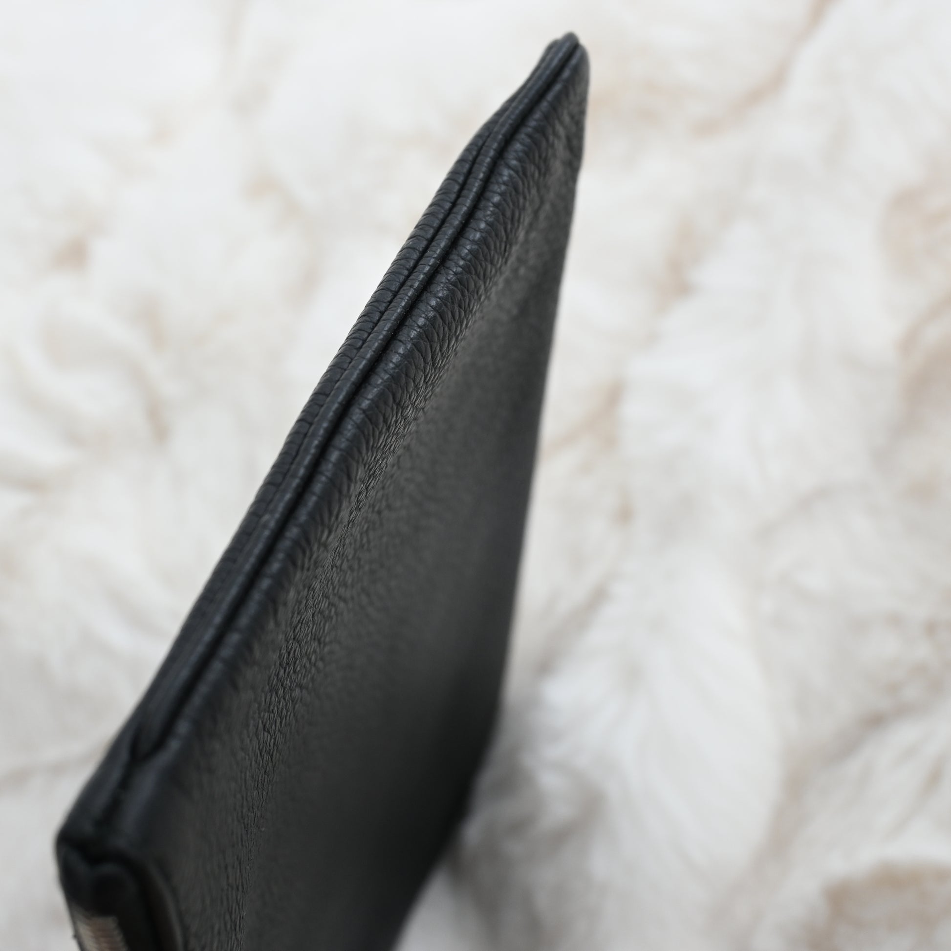 Dior Black Leather Small Pouch - Leluxe Vintage Sdn. Bhd.