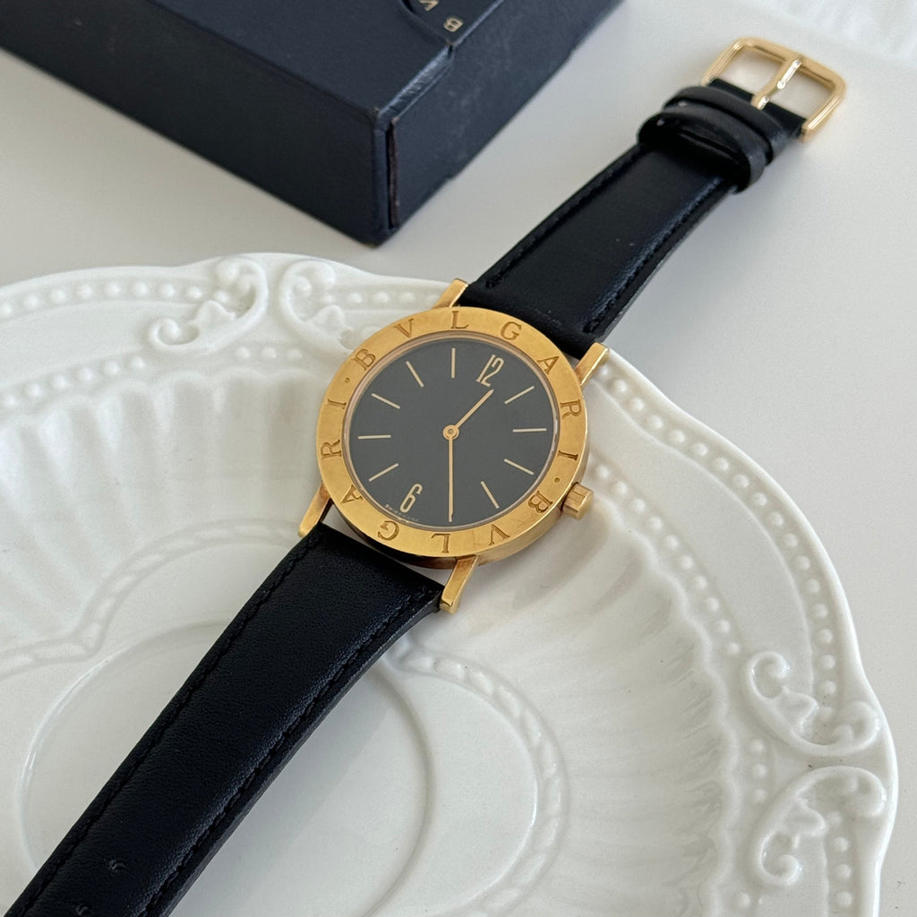 Bvlgari BB33 GL 18k Yellow Gold Men Watch - Leluxe Vintage Sdn. Bhd.