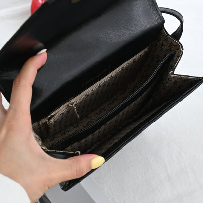 YSL Crossbody Lizard Embossed Leather