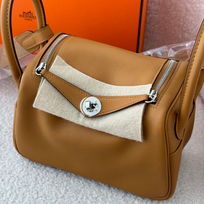 Hermes Mini Lindy Sesame