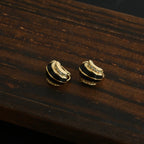 Christian Dior Gold Tone Crystal Enamel Clip
