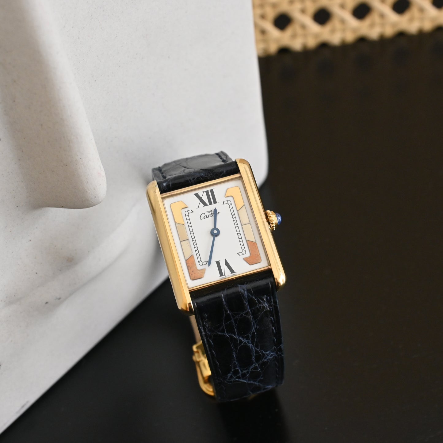 Must de Cartier Tank Vermeil Trinity