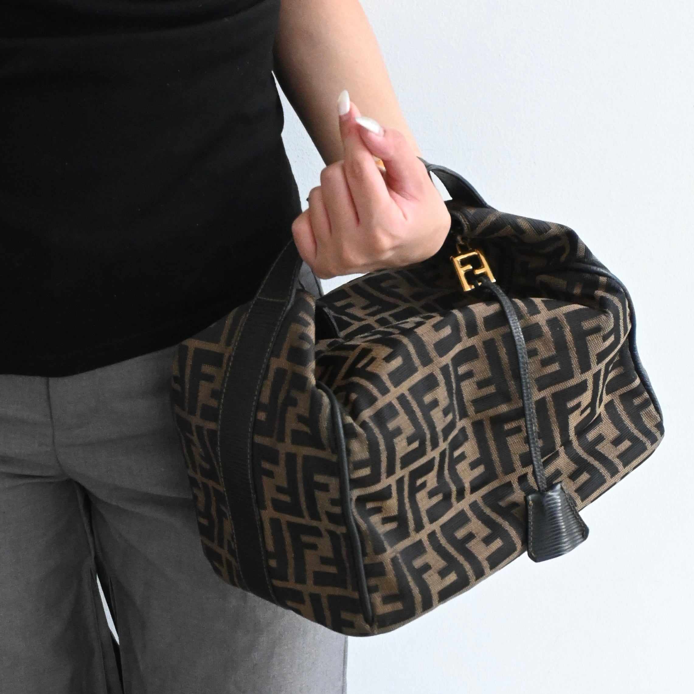 Fendi Zucca Monogram Lunchbox - Leluxe Vintage Sdn. Bhd.