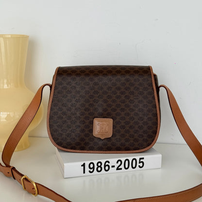 Celine Macadam Flap Crossbody Bag