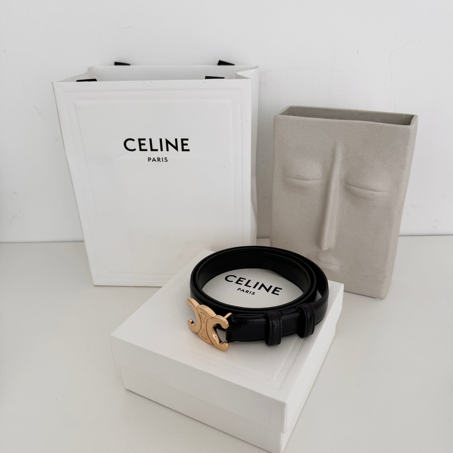 Celine Medium Triomphe Belt - Leluxe Vintage Sdn. Bhd.