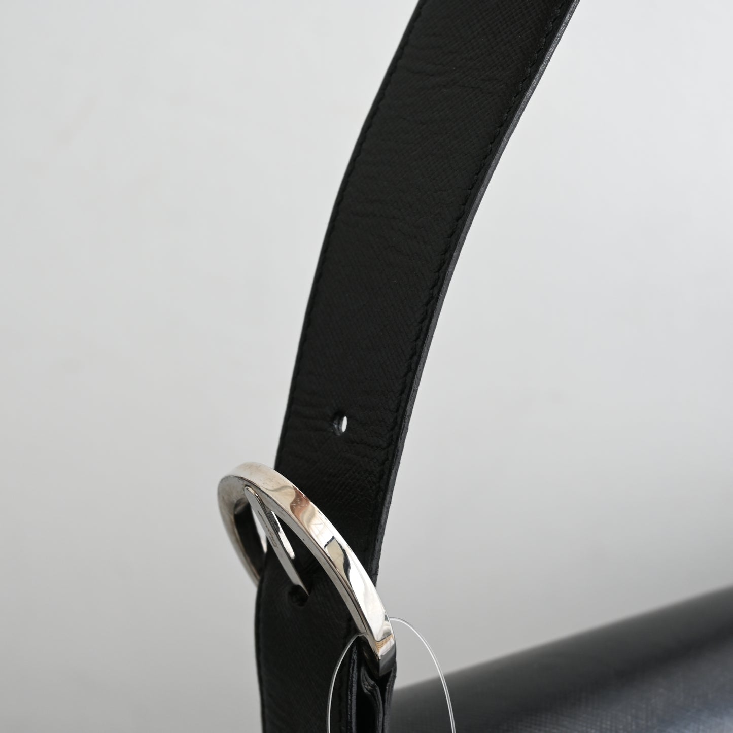 Salvatore Ferragamo Gancini Saffiano Leather Shoulder Bag