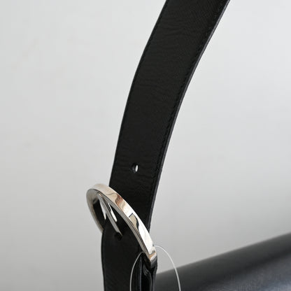 Salvatore Ferragamo Gancini Saffiano Leather Shoulder Bag