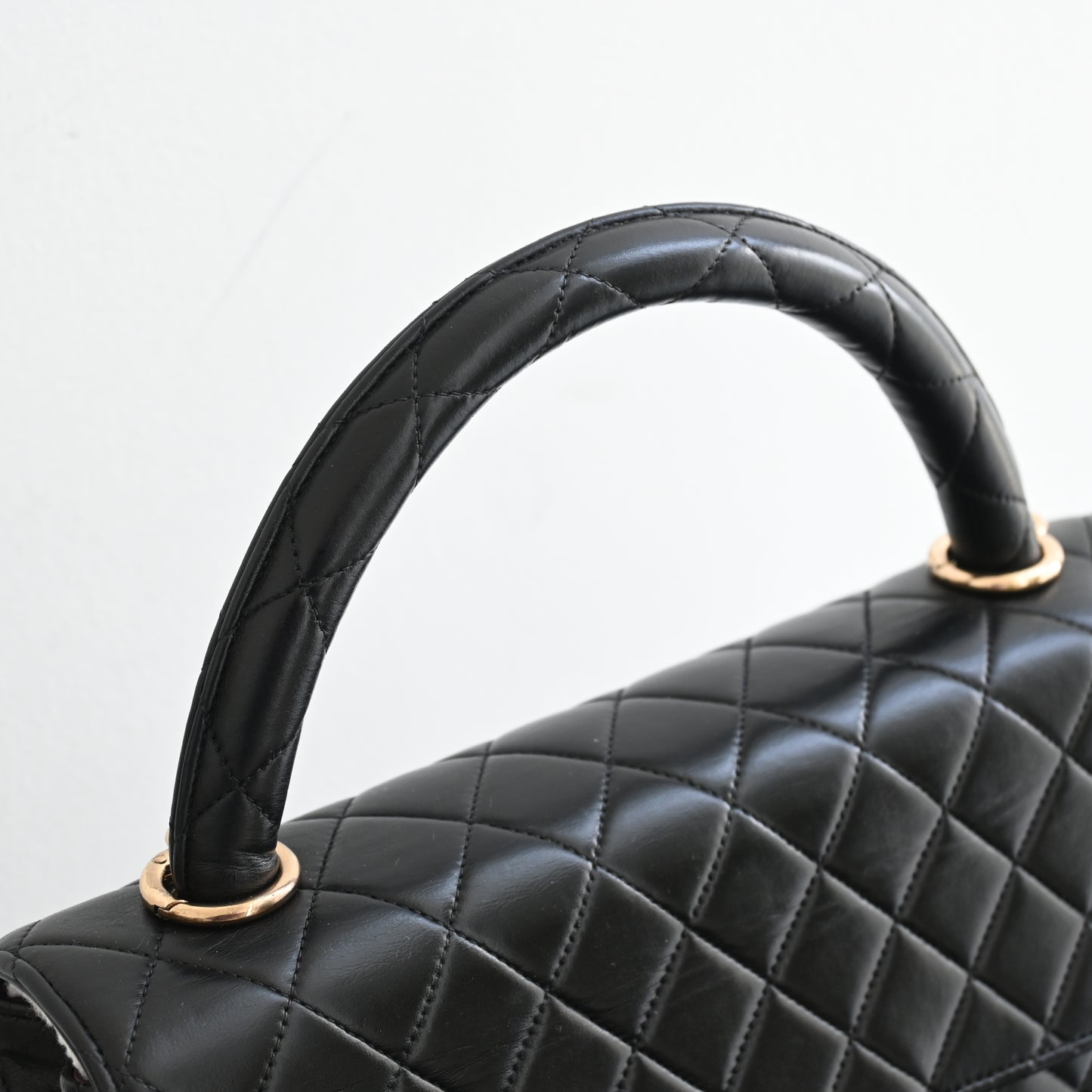 Chanel Top Handle Kelly Parent Flap Bag