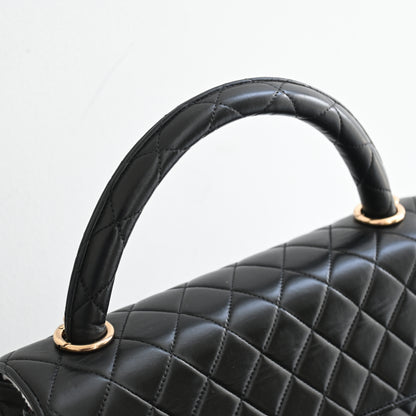 Chanel Top Handle Kelly Parent Flap Bag