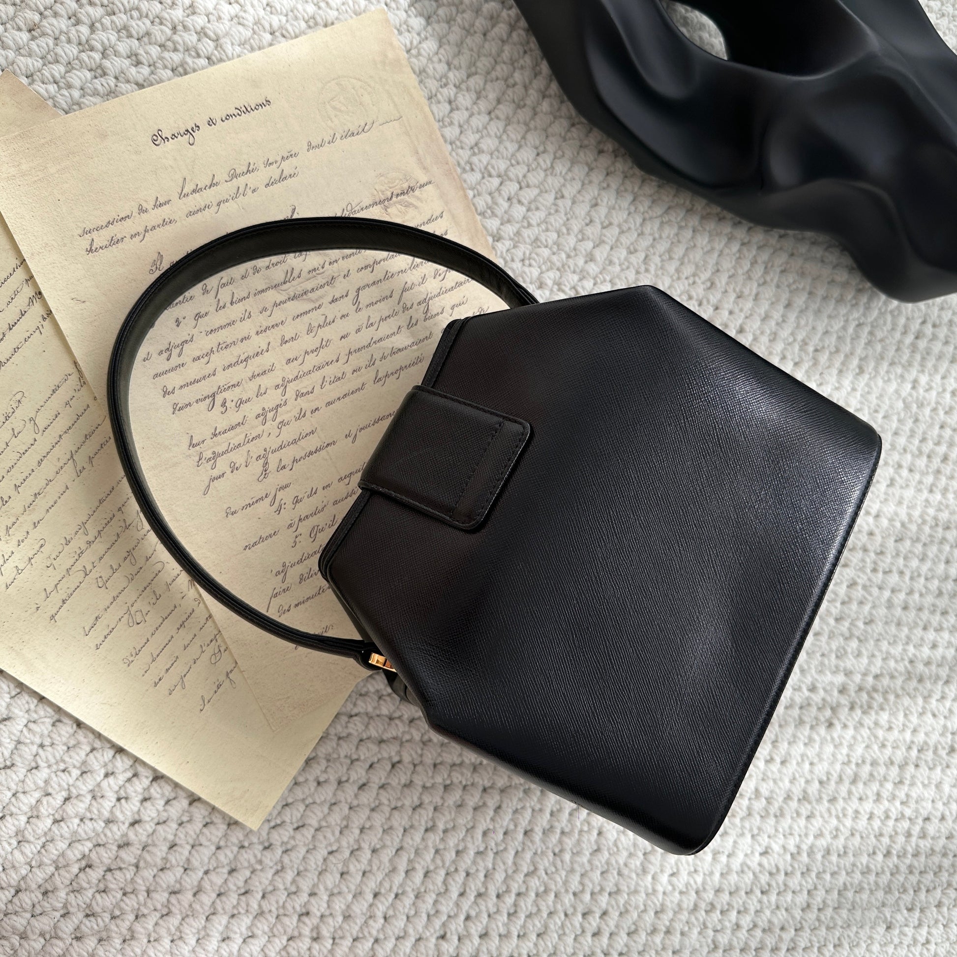 Givenchy Turnlock Buckle Milk Box - Leluxe Vintage Sdn. Bhd.