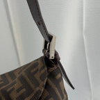 Fendi Zucca Shoulder Bag Double Flap - Leluxe Vintage Sdn. Bhd.