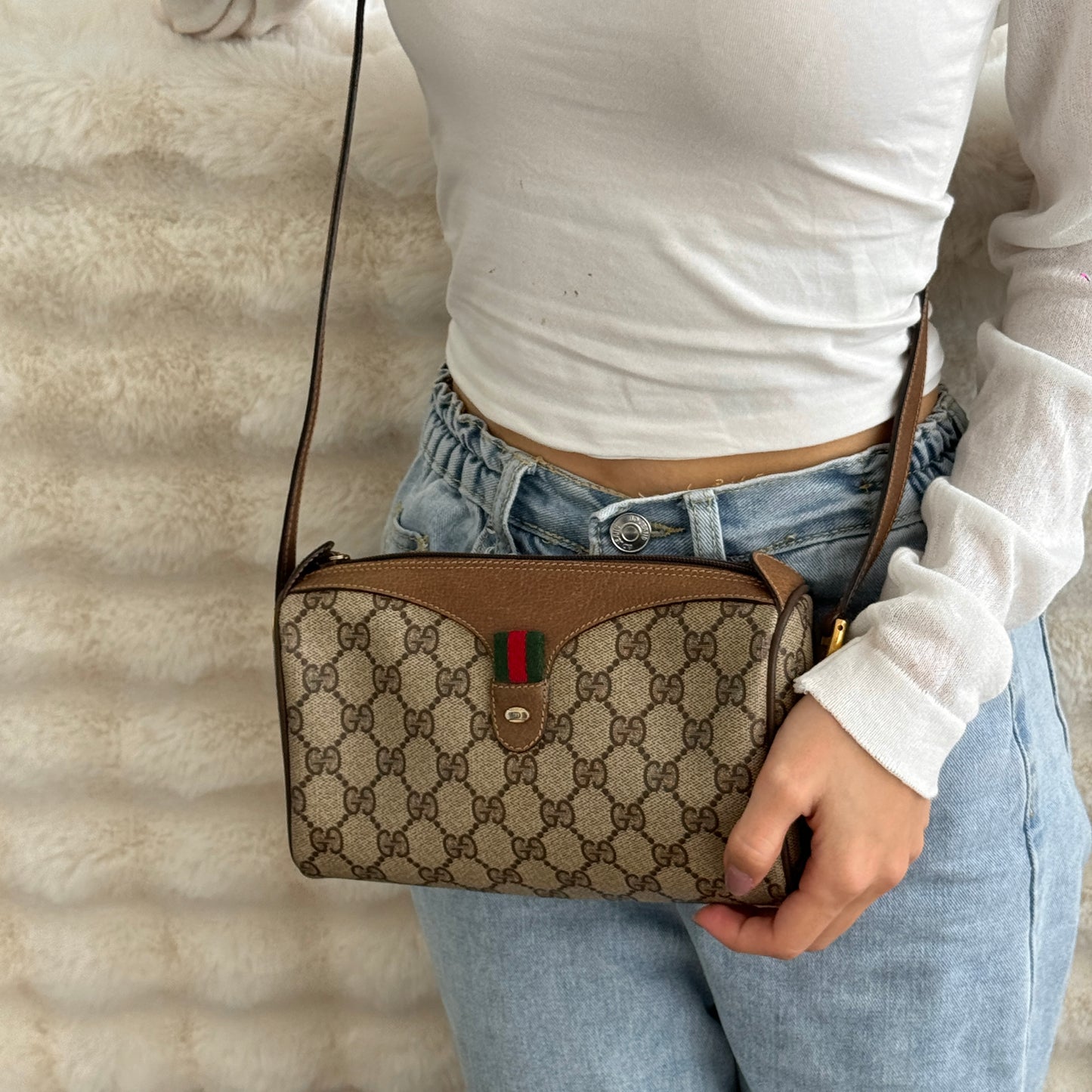 Gucci Sherry Line Crossbody Bag