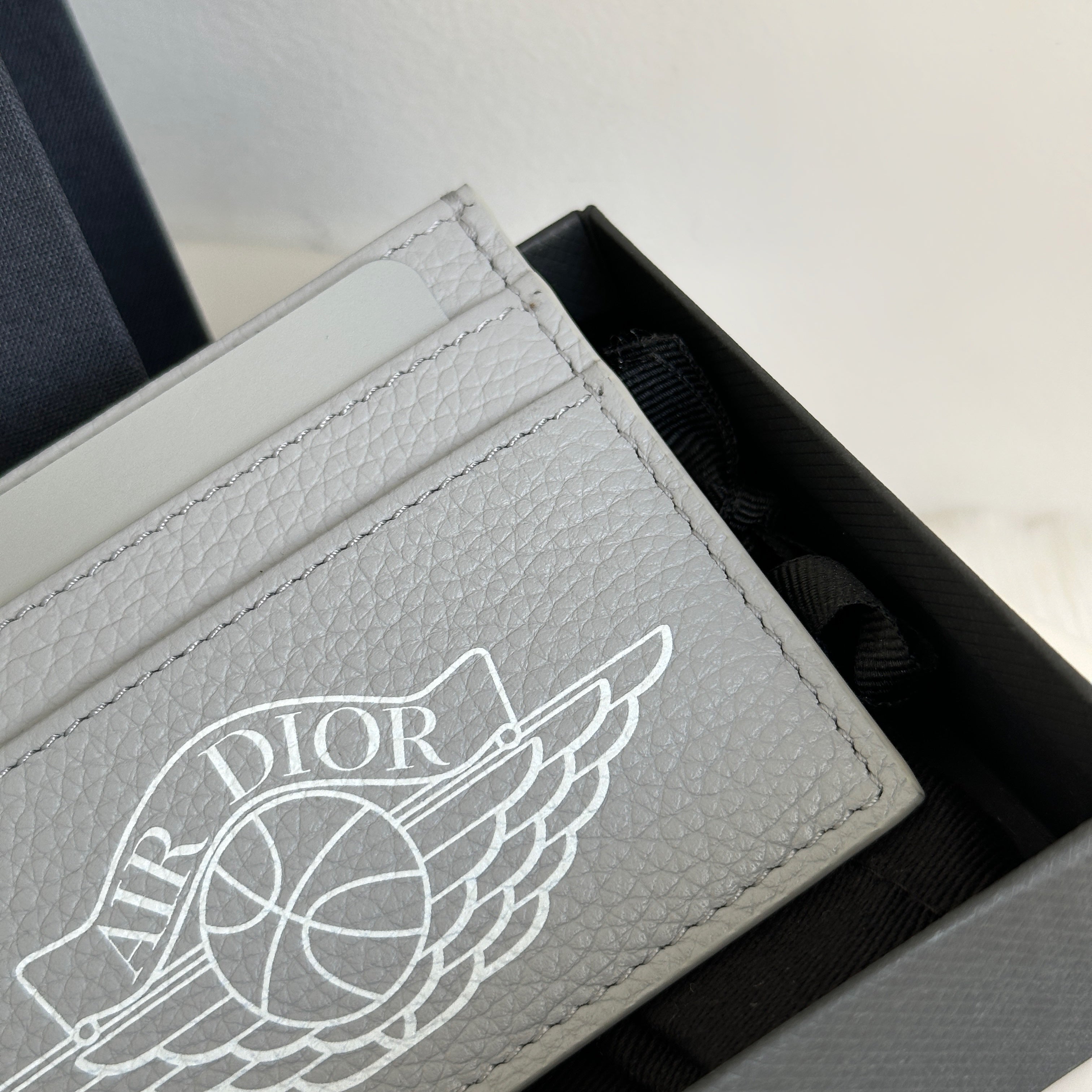Leather Air Dior Cardholder CHRISTIAN DIOR X AIR JORDAN Limited